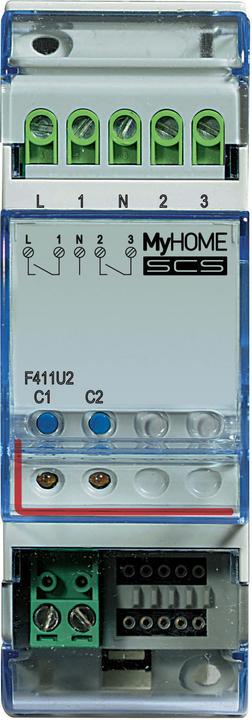 Immagine prodotto Bticino Attuatore SCS Reg 2 contatti NA F411U2 10A F411U2 (Attuatore dell'interruttore)