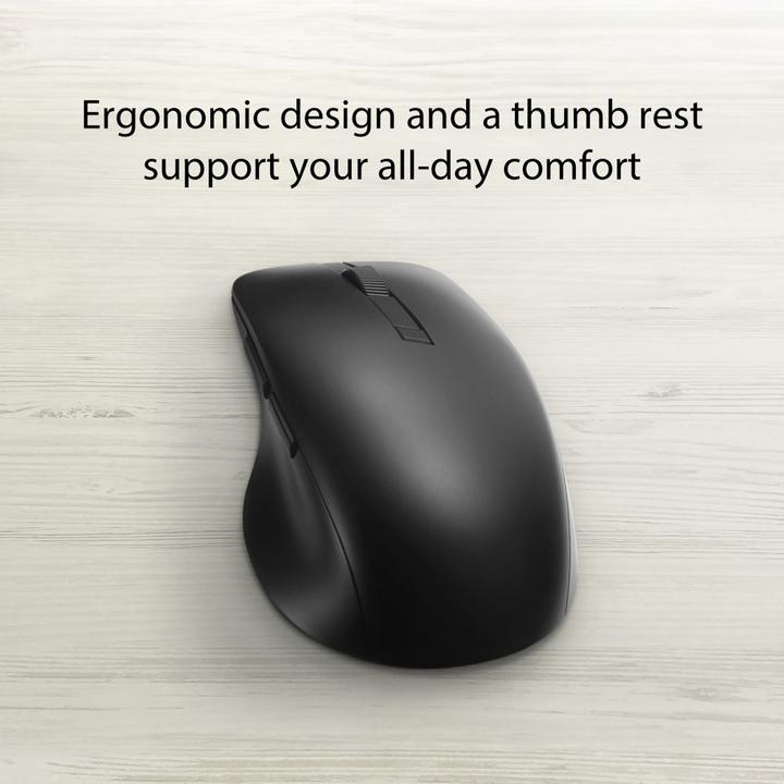 Image du produit ASUS MD200 /BK souris ambidextre RF sans fil + Bluetooth optique 4200 DPI (Sans fil)