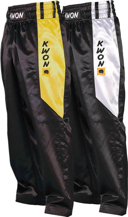Immagine prodotto Kwon pantaloni da kick-boxing da bambina in raso (134, 140, 146, 152, 158, 164, 170, 176, 182, 188, 130 C)