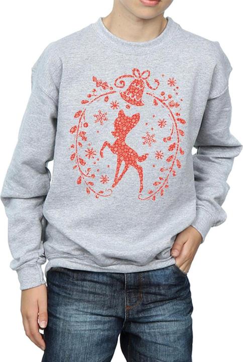 Produktbild Disney Bambi Christmas Wreath Sweatshirt Jungen (152, 158)