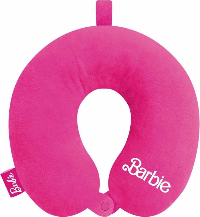 NoName BARBIE - Logo - Coussin de Voyage en Velboa (Kopf- & Nackenkissen)