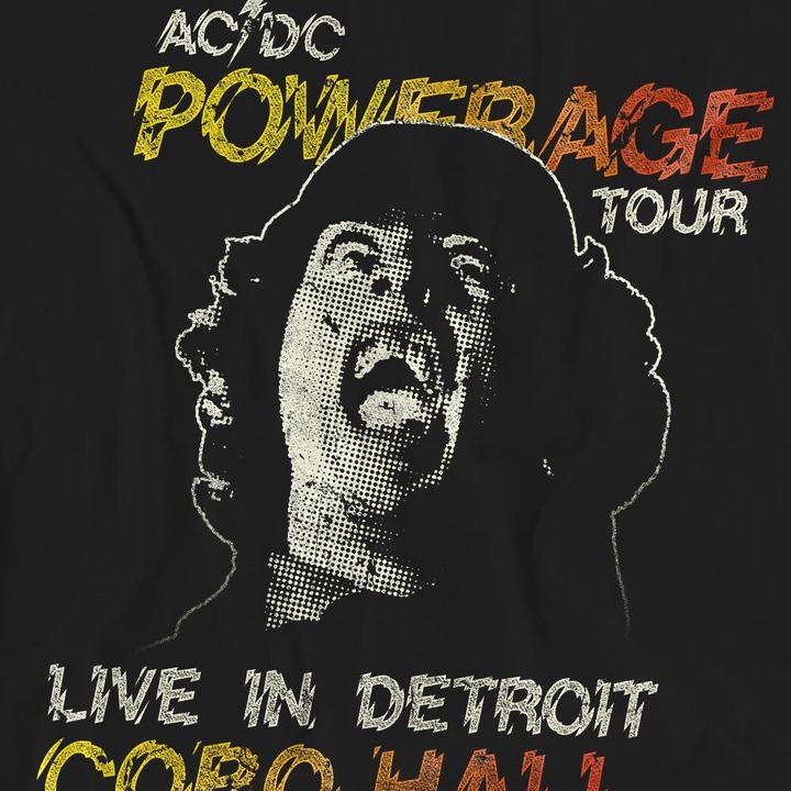 Actual product image AC/DC Unisex Adult Powerage Tour T-Shirt (M)