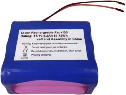 Rs Pro 18650 11.1V 5200 mAh 3S2P B6 type (1 Stk., 18650, 5200 mAh)