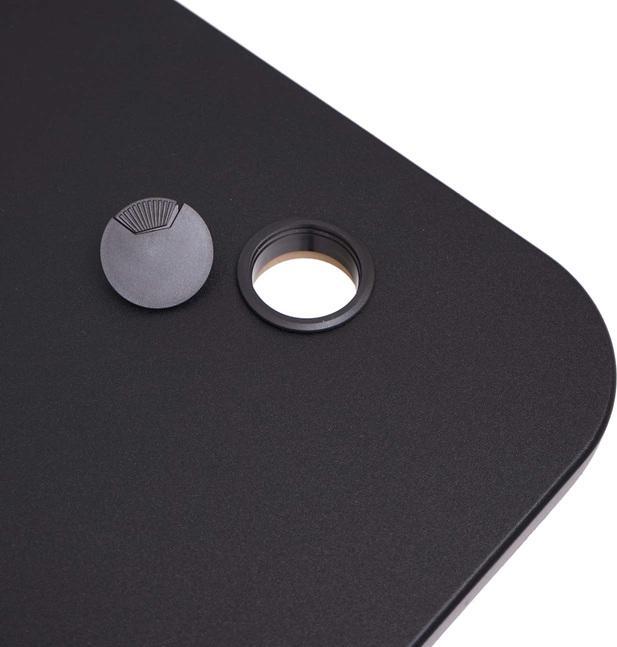 Actual product image Swisshandel24 Tabletop for desks, desk top, 160x80cm black (160 x 80 cm)