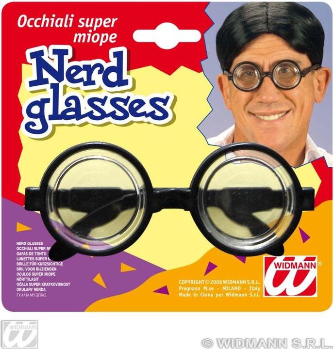 Actual product image Widmann Nerd glasses thick glass