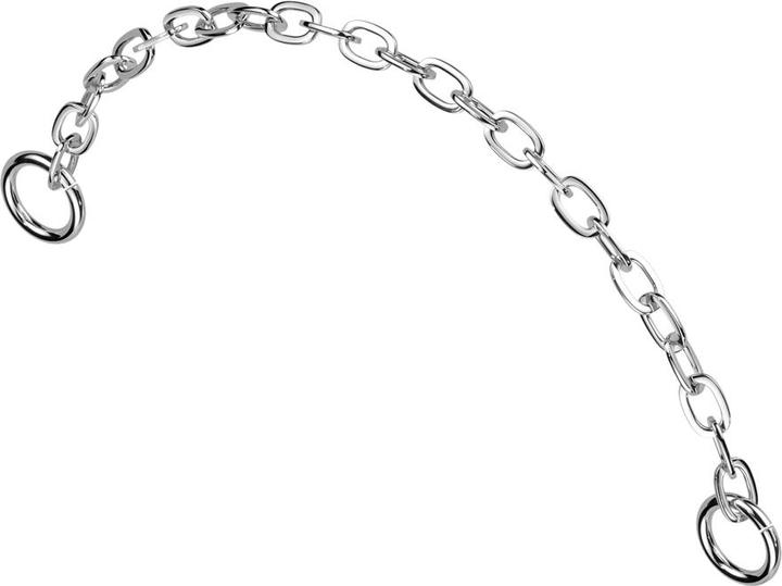 Actual product image Star Piercing Connecting chain Basic silver (Titanium G23, without brass)