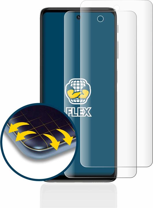 Produktbild BROTECT Full-Cover Displayschutz (2 Stück, Motorola Moto G51 5G)