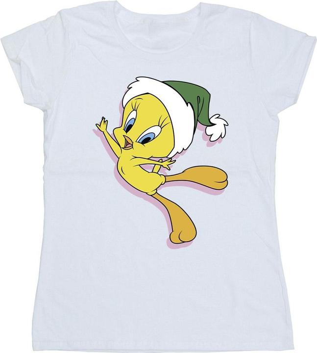 Immagine prodotto Looney Tunes Tweety Christmas Hat Maglietta Donna (XL)