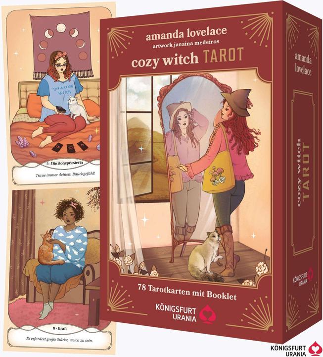 Produktbild Cozy Witch Tarot - DAS Tarot für alle jungen Hexen! (Deutsch, Amanda Lovelace, 2024)