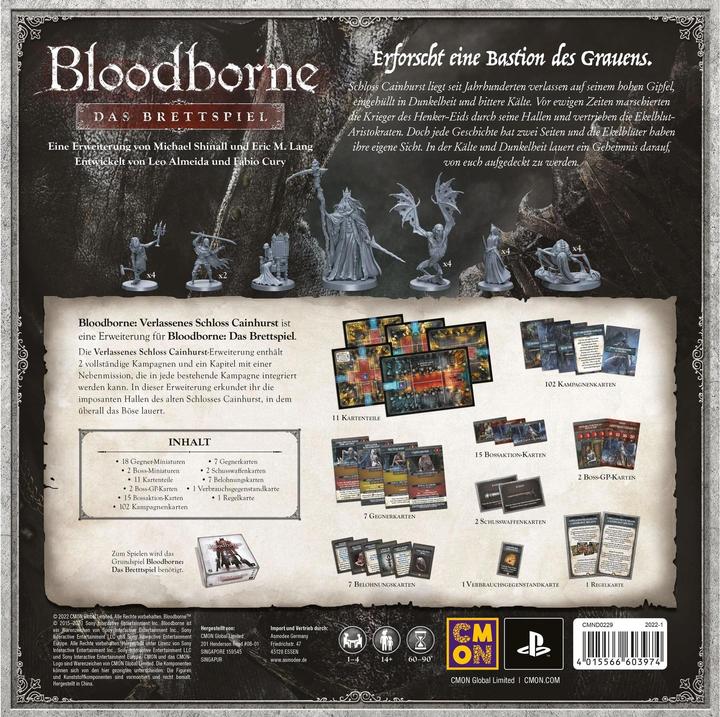 Actual product image Cmon CMND0229 - Bloodborne: The Board Game - Forsaken Castle Cainhurst (EN Expansion) (German)