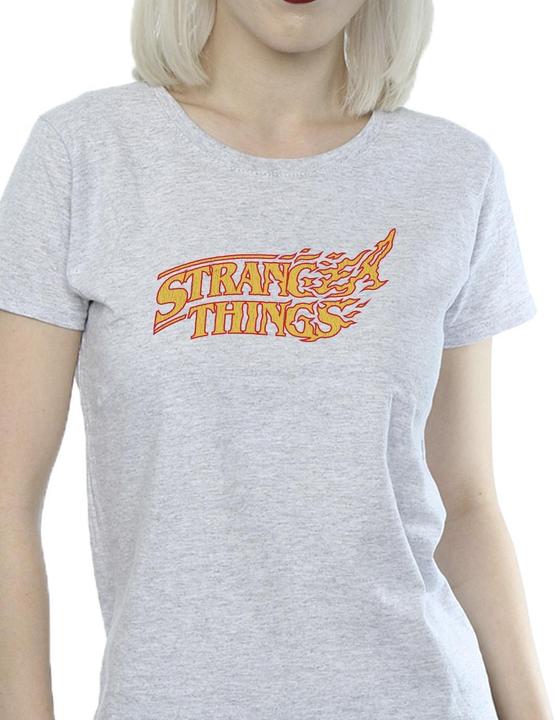 Immagine prodotto Netflix Stranger Things Logo Breaking Maglietta Donna (M)