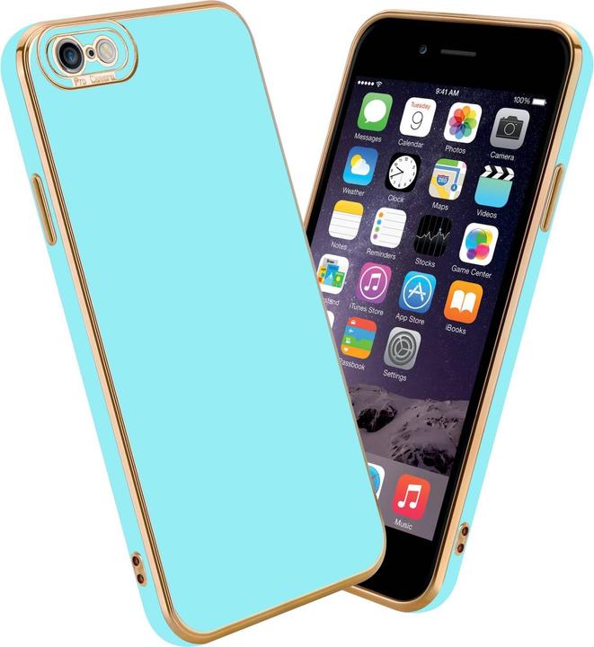 Glossy turquoise - rose gold