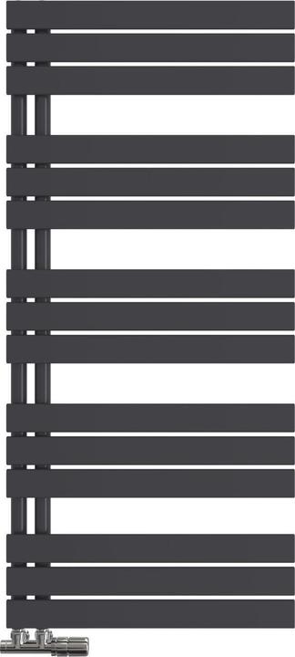 Emke Bathroom Radiator Towel Rail Adjustable Temperature Control 130x60cm Anthracite 789W