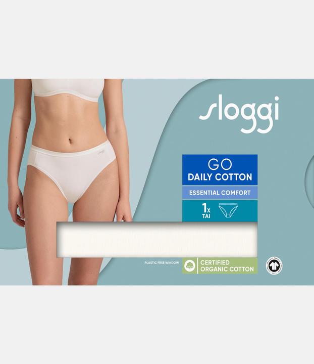 Produktbild Sloggi Brief GO DAILY COTTON TAI Damenslip 3er Pack (L, 3er Pack)