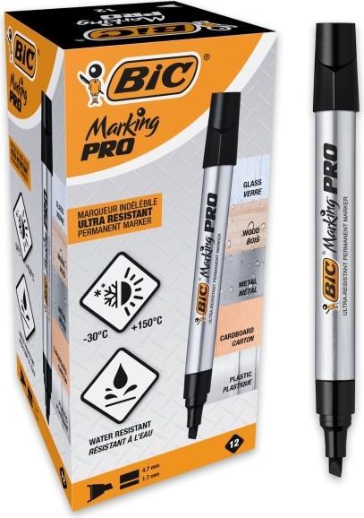 Bic 964802 (Black, Silver, 12 x)