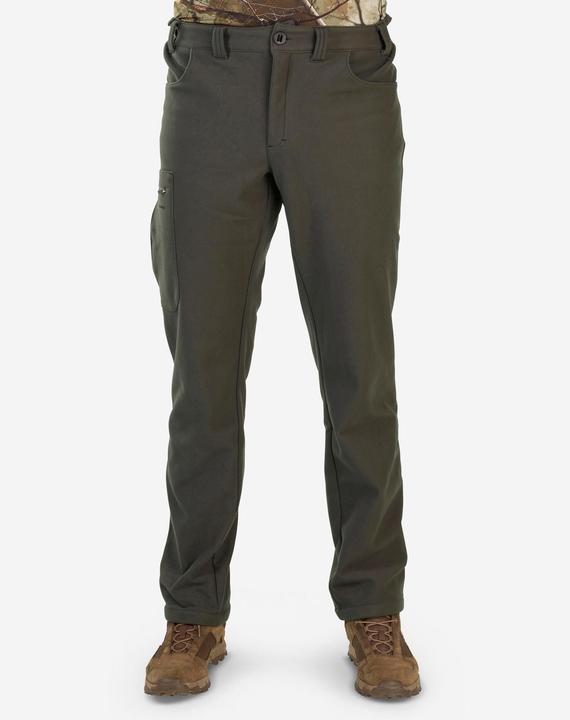 Solognac Jagdhose Fleece warm geräuscharm grün 100