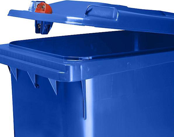 Image du produit Schäfer Shop Grande poubelle en plastique avec fermeture par gravité (240 l)