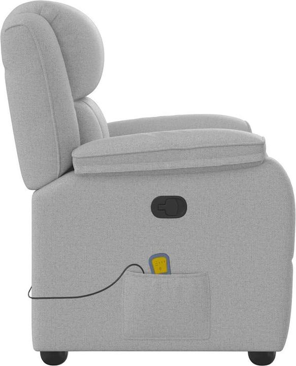 Produktbild VidaXL Massagesessel Wolkengrau Stoff Massage TV-Sessel