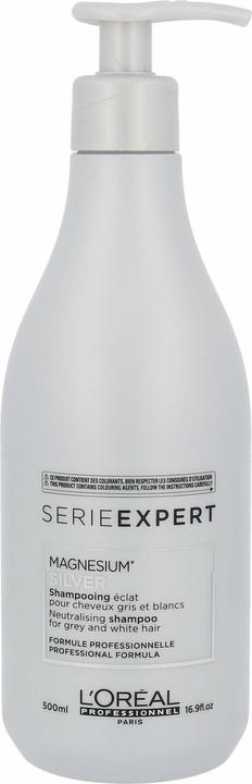 Produktbild L'Oréal Professionnel Serie Expert Silver Shampoo (500 ml, Flüssiges Shampoo)