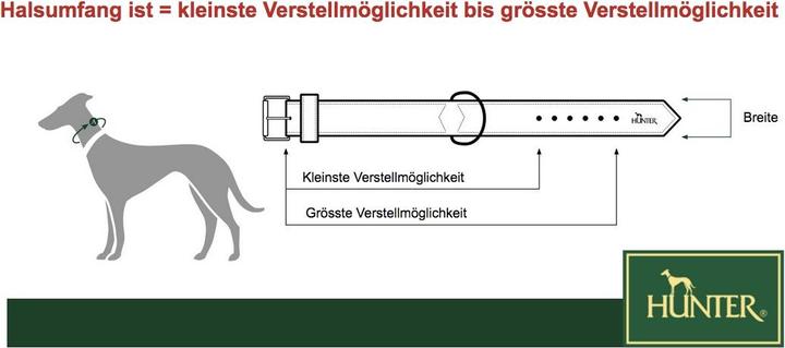 Produktbild Hunter Halsband Diamond Elk Petit Elchleder (Hund)