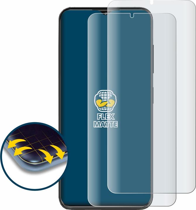 Image du produit BROTECT Film de protection plein écran Film de protection d'écran Mat Antireflet (2 pièce(s), ZTE Blade V50)