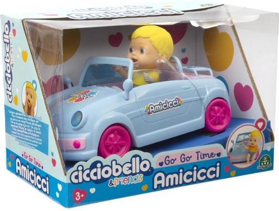 Image du produit Giochi Preziosi Cicciobello Amicicci Voiture transformable avec Mini personnage avec T-shirt et couche colorée