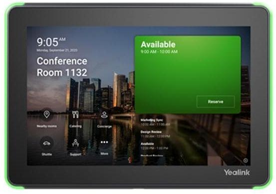 Produktbild Yealink RoomPanel E2, Black 8" room (1280 x 800 Pixel, 8")