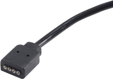 Actual product image Akasa RGB 4-way splitter cable