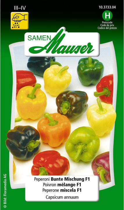 Samen Mauser Pepperoni Miscela colorata (Semi di verdura)