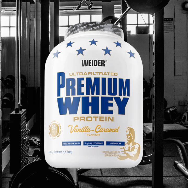 Image du produit Weider Protéine de lactosérum premium (Vanille, Caramel, 1 pcs, 2300 g)