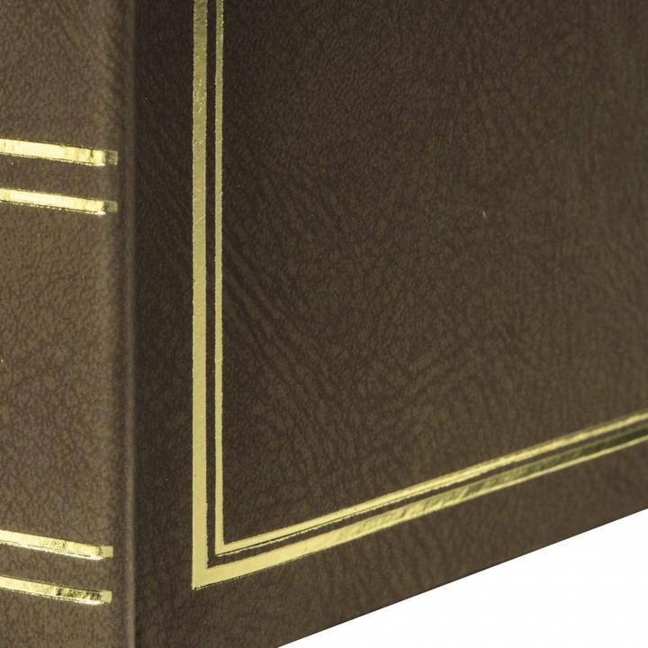 Actual product image Hama Jumbo album London, 30x30 cm, 80 white pages, Brown (10 x 15 cm)