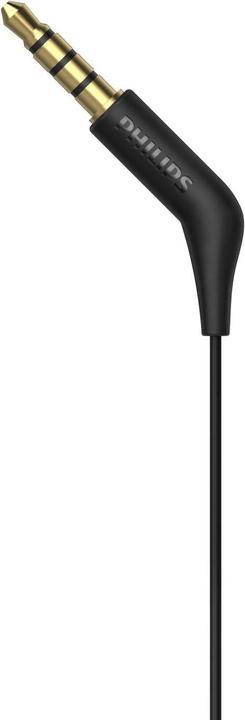 Actual product image Philips wired in-ear headphones, TAE1105BK (No noise cancelling, Cable)