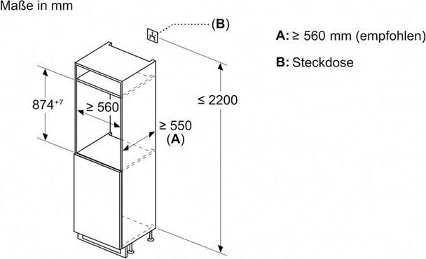 Produktbild Bosch Hausgeräte GIV21AFE0 (Einbau, 96 l)