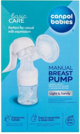 Actual product image Canpol BABIES Manual breast pump Basic 12/216