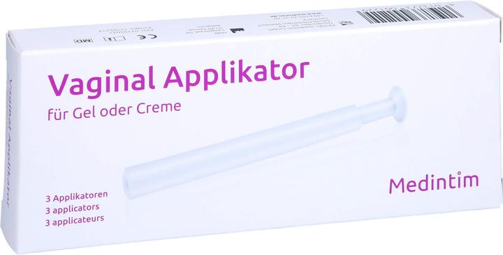 Image du produit Medintim Applicateur vaginal pour gel/crème, 3 pces (Gel intime)