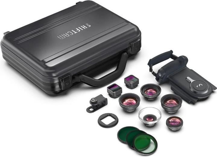 Produktbild ShiftCam LensUltra - Deluxe Kit - ProGrip Starter Kit + 7 Objektive + 3 Filter