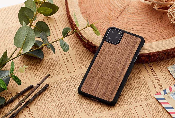 Actual product image Man&Wood SmartPhone case iPhone 11 Pro black walnut black (Apple iPhone 11 Pro)