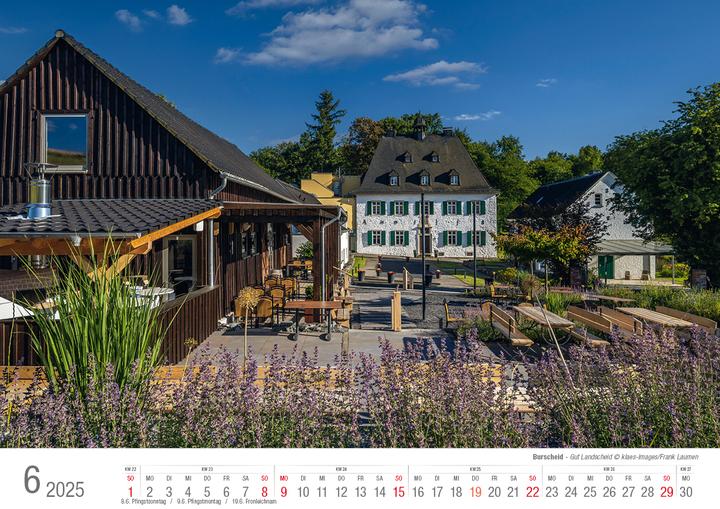 Produktbild Burscheid 2025 Bildkalender A3 quer, spiralgebunden (A3, Harter Einband, Deutsch)