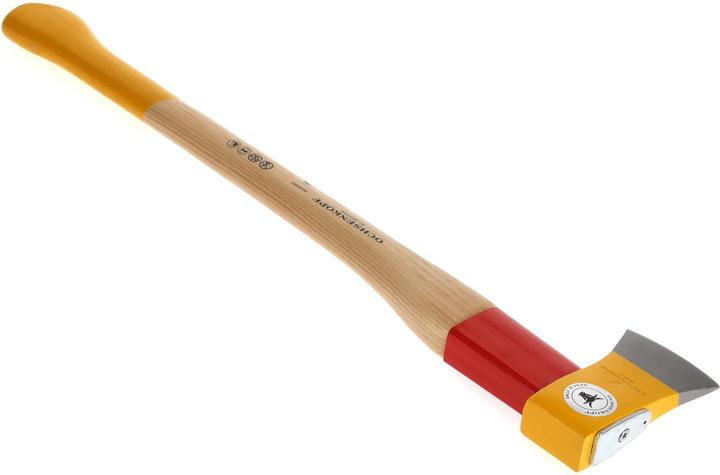 Actual product image Ochsenkopf OX 648 H-1257 SPALT-FIX axe ROTBAND-PLUS with 70cm hickory handle