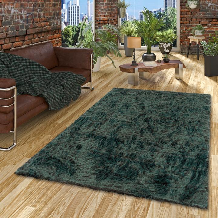 Actual product image Pergamon Luxury Super Soft Fur Rug Aspen Melted (140 x 180 cm)