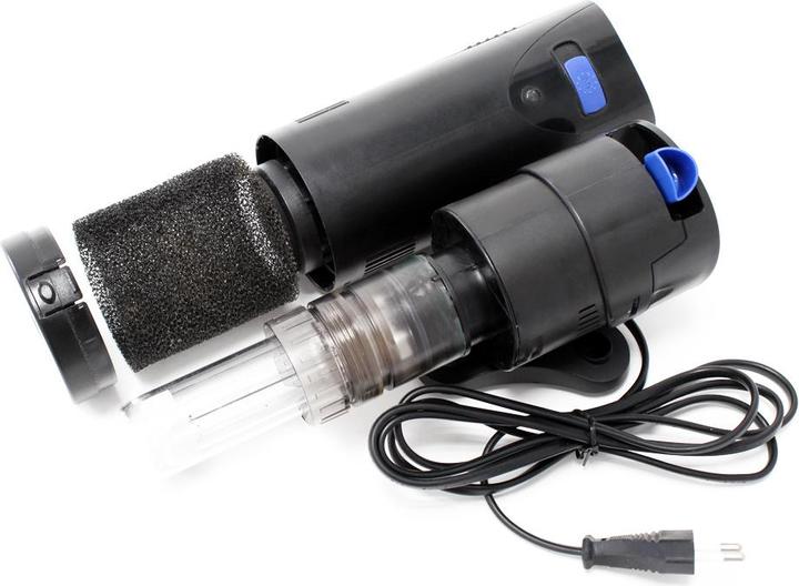 Actual product image SunSun CUP-807 4 in 1 Aquarium Pump 700 l/h 10W with 7W UVC-Clarifier and Filter Material (500 l, Internal filters, Fresh water, Salt water)