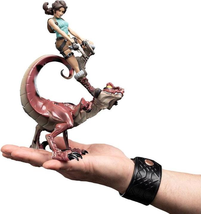Immagine prodotto Weta Workshop Tomb Raider figurina Mini Epics Lara Croft & Raptor 24 cm