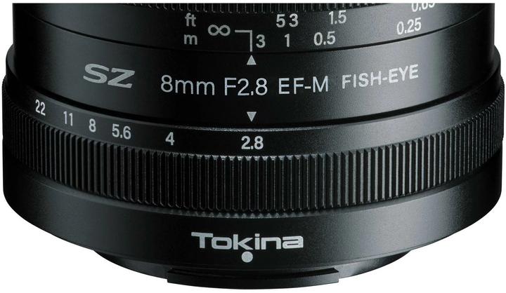 Actual product image Tokina SZ 8mm 1:2.8 Fisheye Canon EF-M (Canon EF-M, APS-C / DX)
