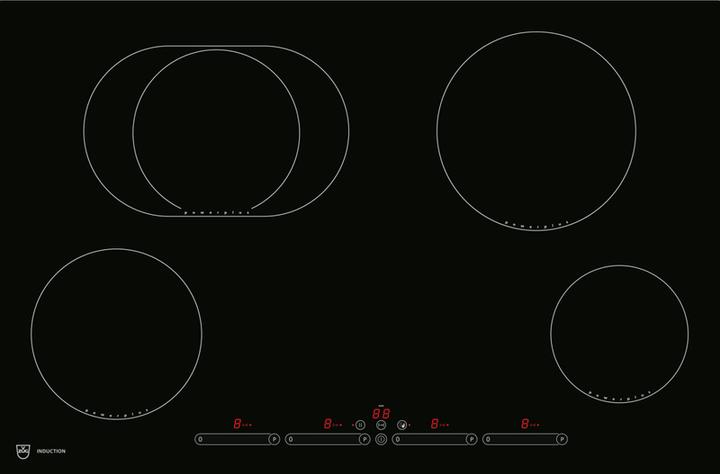 Image du produit V-Zug Table de cuisson vitrocéramique à induction GK46TIABSF 3109700402