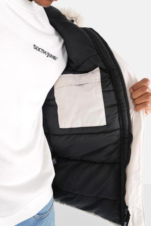 Produktbild Sixth June Parka mit Kapuze aus wasserabweisendem Pelz (XL)