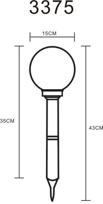Produktbild Globo Solarleuchte (150 lm, IP44)