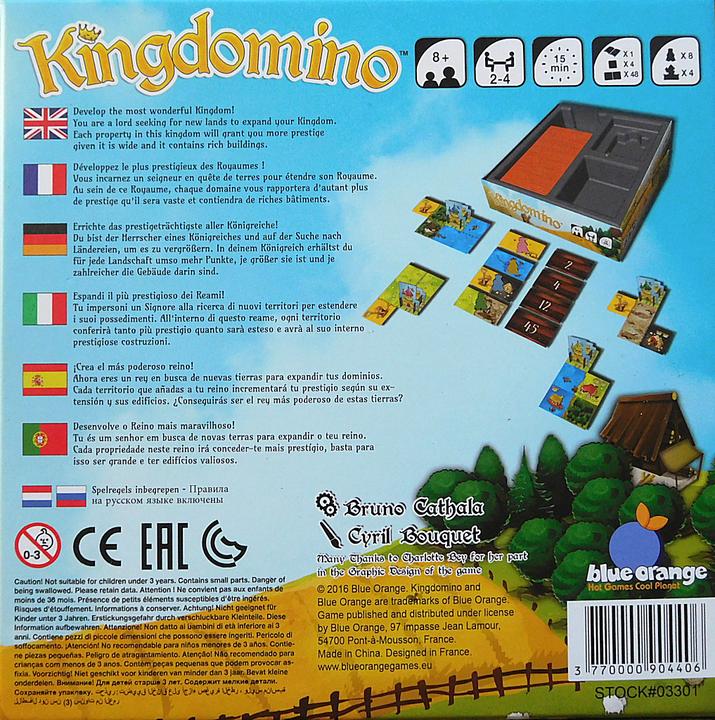 Image du produit Blue Orange Kingdomino (Allemand, Français, Anglais)