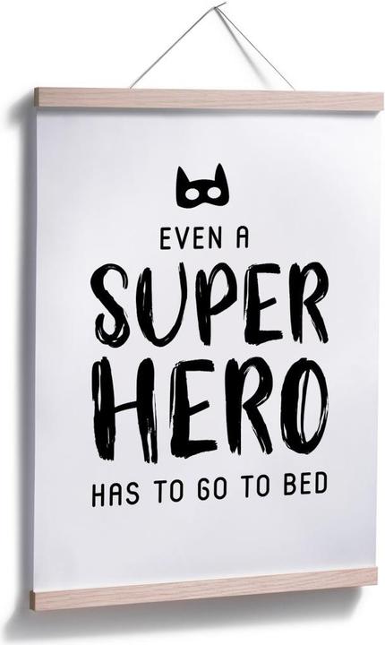 Image du produit Trenddeko Même un super héros (24 x 30 cm)
