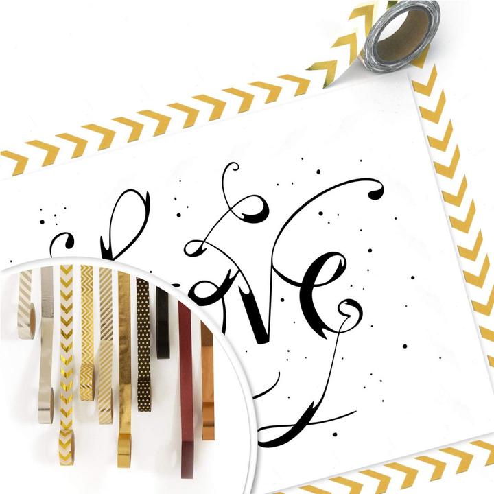 Actual product image Trenddeko Handlettering Love - white (30 x 24 cm)