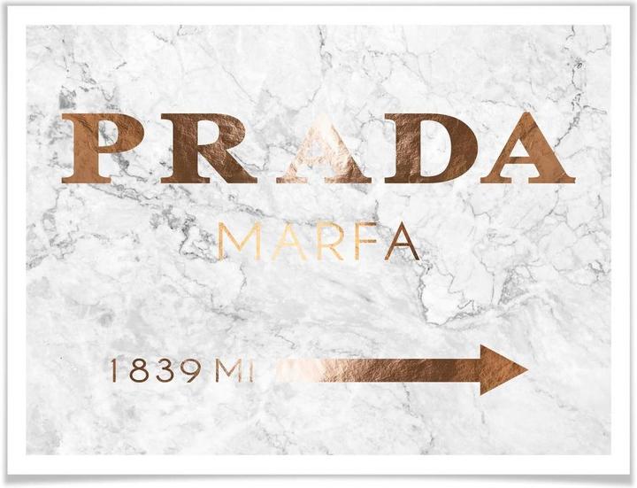 Produktbild Trenddeko Kupferoptik - Prada Marfa (80 x 100 cm)